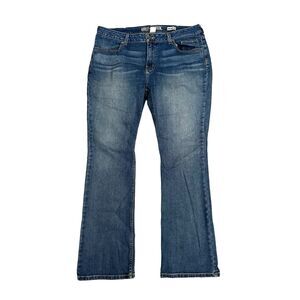 Harley Davidson HD Women’s 34 Curvy Bootcut Blue Jeans Performance Stretch